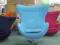 Fotel insp. Egg Chair nr 86 błękitny OD RĘKI!