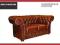 BF CHESTERFIELD WINCHESTER SOFA 2-os.SKÓRA NATUR.