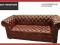 CHESTERFIELD WILIAMS SOFA pikowane siedzenia skóra