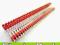 Listwa kołkowa 2x40pin czerwona