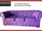 SOFA CHESTERFIELD CLASSIC 3-OS.SWAROVSKI SKÓRA NAT