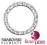 137720-CS22 - Swarovski Circle Multi Stone 22mm