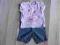 ZESTAW CHEROKEE BLUZKA+SZORTY, NEWBORN,JAK NOWE