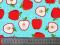 Tkanina 100% Apples in Summer Kaufman patchwork FQ