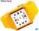Żółty Pastelowy Damski Zegarek XONIX - Wytrzymały