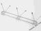 Wieszak Metalowy Srebrny