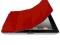 ORG Skorzane Etui Apple iPad 3 i 2 Smart Cover RED