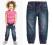 H&amp;M NOWE DZIEWCZĘCE SPODNIE JEANS__110