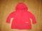 kurtka little cute 74 80  9-12 pikowana czerwona