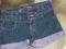 KRÓTKIE SPODENKI JEANSOWE DENIM WYSOKI STAN 146