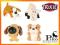 Trixie Zabawki dla psa Terry-Toys 4szt 9-11cm