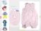 *M&amp;S* RÓŻOWY RAMPERS Z KACZUSZKĄ 69cm -3-6m