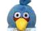 Angry Birds - Pluszak z dźwiękiem 21cm - Niebieski