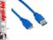 4World Kabel USB 3.0 AF- Micro BM 4.0m niebieski