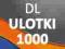 Ulotki DL 1000 szt -48h- PROJEKT I DOSTAWA 0 zł !!