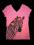 OLD NAVY SUPER BLUZECZKA 3D NEON ZEBRA 8 LAT