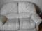 Sofa Skórzana 2 Osobowa, Beżowa, Używana