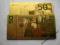 ZESTAW BANKNOTÓW 24 K 50EU+50ZŁ - 20 SZTUK