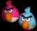 Angry Birds 001c - pluszowa maskotka - brelok