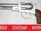 SREBRNY REWOLWER PISTOLET NA KULKI + gratisy