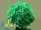 __KALAIT_Pleciona ozdoba kula zielona 1,4cm CH459