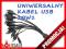 Y134 Kabel z kńcówkami USB ZESTAW 10 w 1