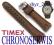 Brązowy mocny pasek do zegarka TIMEX T47012 - 20mm