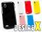 HTC Desire V X T328e | ETUI JELLY Case + 2x FOLIA