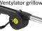 WIATRAK WENTYLATOR DO Grilla Grillowy Ogrodowy Waw