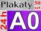 A0 PLAKATY 200g 50 szt DRUK 24h PlakatyA1 A2 A3 A4