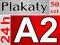 A2 PLAKATY 200g 50 szt DRUK 24h Plakat A0 A1 A3 A4