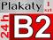 B2 PLAKAT 200g DRUK 24h Plakaty A4 A3 A2 B0 B1 B3