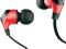 Słuchawki dokanałowe Monster N-Ergy, czerwone