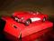 `57 CHEVROLET CORVETTE CZERWONY cabrio WELLY 1:34