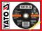 Tarcza do cięcia metalu 115x1,2x22 mm YATO 5920