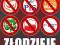 Naklejki vlepki antyrządowe ZŁODZIEJE 25szt