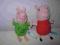 PEPPA PIG SWINKA + GEORGE MASKOTKI OK 20CM