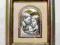 SREBRNY OBRAZEK W RAMCE ŚWIĘTA RODZINA ŚLUBNY