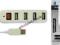 Rozdzielacz Hub USB 2.0 1-4 jak listwa