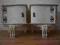 2x szafka nocna shabby chic styl ludwik, 2x komoda
