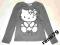 H&amp;M - super bluzka z KITTY 146-152cm, 11-12L