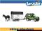 Bruder 02592 Land Rover z przyczepą + koń