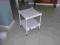 Stolik drewniany_ biały_szafka nocna_shabby_prowan