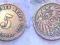 5 PFENNIG 1904 A CESARSTWO NIEMIECKIE 1891 -1918