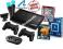 PS3 500GB+2MOVE+2PAD+ŁAD+SPORTS PL+DIGGS PL+KSIĘGA