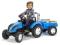 Falk Traktor Landini niebieski