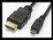 LD6 NOWY KABEL MICRO HDMI AM/DM 19-PIN 1.5M GOLD !