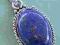 PIĘKNY WISIOREK  - lapis lazuli srebro 925