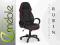Fotel biurowy obrotowy RUBIN czarny sport