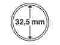 Kapsle do monet  32,5 mm   - Leuchtturm
